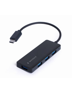 Gembird UHB-CM-U3P4-02 base para portátil y replicador de puertos Alámbrico USB 3.2 Gen 1 (3.1 Gen 1) Type-C Negro 2