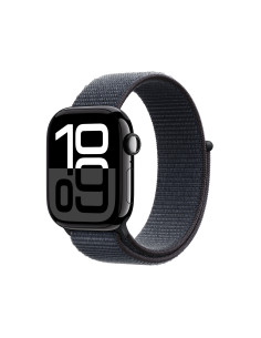 Apple Watch Series 10 OLED 42 mm Digital 374 x 446 Pixeles Pantalla táctil Negro Wifi GPS (satélite)