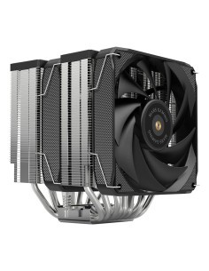 Mars Gaming MCPU-XU9, Disipador CPU Doble Torre, TDP 400W, 2x Ventiladores de Aspas Híbridas y Rodamiento FDB de Cobre