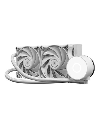 Mars Gaming ML-PRO240, Refrigeración Líquida CPU Profesional, TDP 450W, 2 Ventiladores FDB Ultra-silenciosos, Bomba