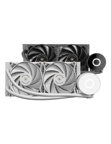 Mars Gaming ML-PRO240, Refrigeración Líquida CPU Profesional, TDP 450W, 2 Ventiladores FDB Ultra-silenciosos, Bomba