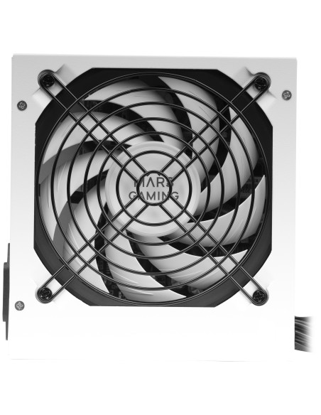Mars Gaming MPIII550P, Fuente Alimentación PC ATX 550W, 5 Años de Garantía, 85% Eficiencia, Sistema Digital APFC, Ventilador