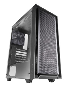 Mars Gaming MC-PMAX, Caja Profesional ATX, 4x Ventiladores FDB 120mm, Panel Frontal Mesh, Ventana Lateral Cristal Templado,