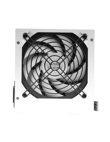 Mars Gaming MPIII650, Fuente Alimentación PC ATX 650W, 5 Años de Garantía, 85% Eficiencia, Sistema Digital APFC, Ventilador FDB