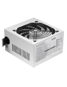 Mars Gaming MPIII650, Fuente Alimentación PC ATX 650W, 5 Años de Garantía, 85% Eficiencia, Sistema Digital APFC, Ventilador FDB 2