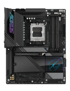 GIGABYTE X870E AORUS PRO Placa Base - Compatible con CPUs AMD Ryzen 9000, 16+2+2 fases VRM digitales, hasta 8000MHz DDR5 (OC), 2