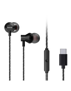 Aiwa ESTM-50USB-C Auriculares Alámbrico Dentro de oído Llamadas Música USB Tipo C Negro