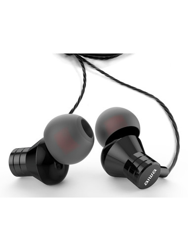 Aiwa ESTM-50USB-C Auriculares Alámbrico Dentro de oído Llamadas Música USB Tipo C Negro