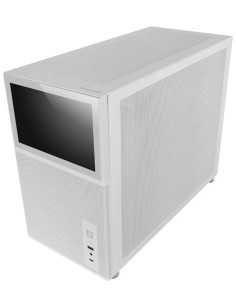 Mars Gaming MC-LCD, Caja PC Compacta Micro-ATX, Pantalla LCD IPS 8", Rejilla Mesh Lateral, Superior y Frontal, Ventana Lateral