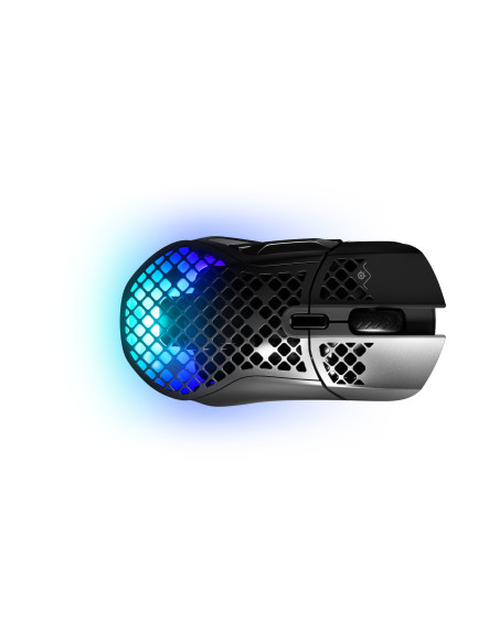 Steelseries Aerox 5 Wireless ratón Oficina mano derecha Bluetooth Óptico 18000 DPI