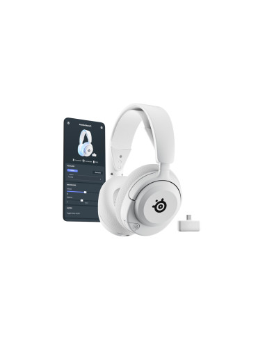 Steelseries Arctis Nova 5P Wireless Auriculares Inalámbrico Diadema Juego USB Tipo C Bluetooth Blanco