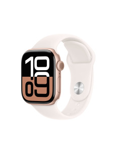 Apple Watch Series 10 OLED 42 mm Digital 374 x 446 Pixeles Pantalla táctil 4G Oro rosa Wifi GPS (satélite)