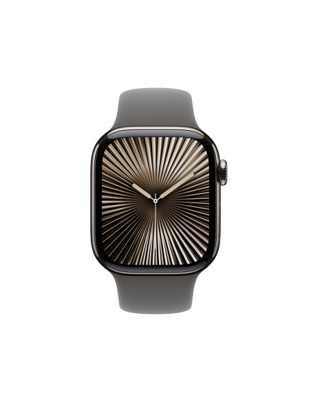 Apple Watch Series 10 OLED 42 mm Digital 374 x 446 Pixeles Pantalla táctil 4G Titanio Wifi GPS (satélite)