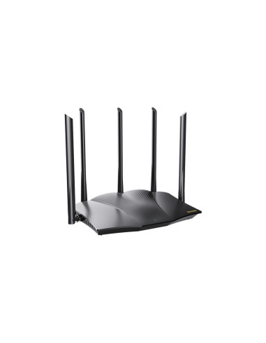 Tenda TX12 PRO router inalámbrico Ethernet rápido Doble banda (2,4 GHz   5 GHz) Negro