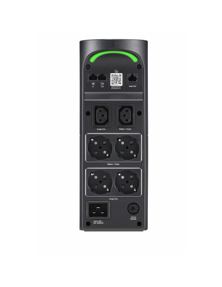 APC Back-UPS Pro BGM2200B-GR - 2200VA 1320W, 4 salidas Schuko y 2 salidas C13, 3 cargadores USB, puerto de datos USB