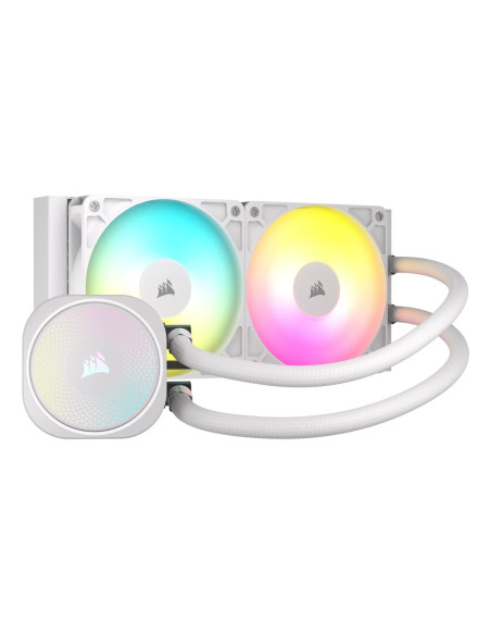 Corsair Nautilus 240 RS ARGB Liquid Procesador Sistema de refrigeración líquida todo en uno Blanco 1 pieza(s)