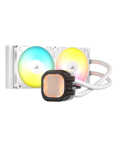 Corsair Nautilus 240 RS ARGB Liquid Procesador Sistema de refrigeración líquida todo en uno Blanco 1 pieza(s)