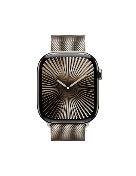 Apple Watch Series 10 OLED 46 mm Digital 416 x 496 Pixeles Pantalla táctil 4G Titanio Wifi GPS (satélite)