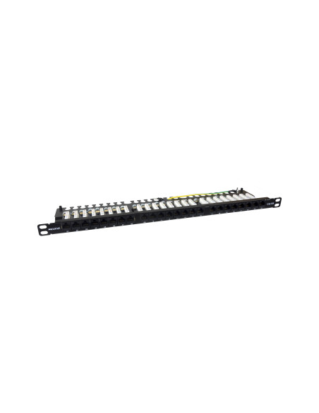 Phasak Patch panel 19" 24P Slim Cat.6A UTP RJ45 DUAL 0.5U - PU 4811