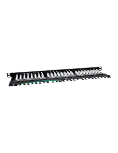 Phasak Patch panel 19" 24P Slim Cat.6A UTP RJ45 DUAL 0.5U - PU 4811 2