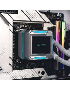 Valkyrie Syn 240 ARGB Procesador Sistema de refrigeración líquida todo en uno 24 cm Blanco 2