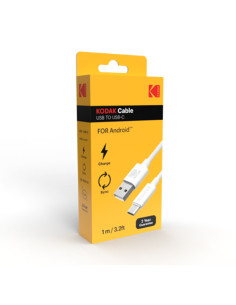 Kodak 30425965 cable USB 1 m USB A USB C Blanco 2