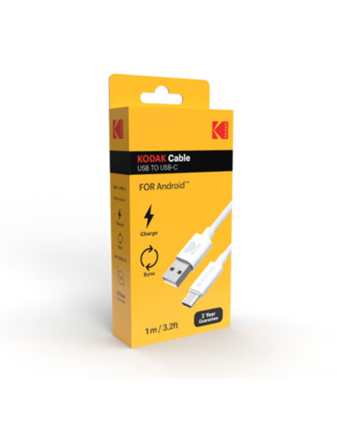 Kodak 30425965 cable USB 1 m USB A USB C Blanco