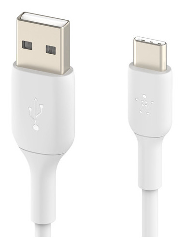 Belkin BoostCharge cable USB USB 2.0 1 m USB A USB C Blanco