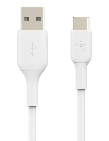 Belkin BoostCharge cable USB USB 2.0 1 m USB A USB C Blanco