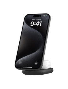 Belkin BoostCharge Auriculares, Smartphone Negro USB Cargador inalámbrico Carga rápida Interior 2