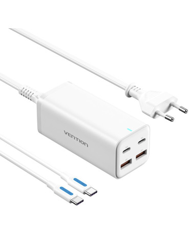 Vention Cargador de Pared FBSWG-EU  2xUSB Tipo-C  2xUSB  100W
