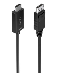 AISENS Cable conversor DisplayPort a HDMI 4K@60Hz, DP M-HDMI M, Negro, 3.0m