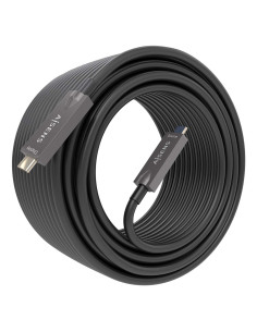 AISENS - Cable USB 3.1 Gen2 10Gbps AOC 4K@60Hz 3A 60W E-Marker, tipo USB-C M-USB-C M, Negro, 15m 2