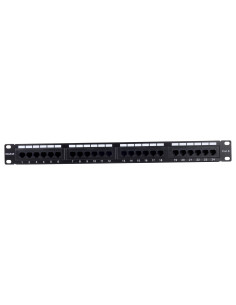 Phasak Panel de transferencia 19" 24P Cat.6 UTP RJ45 DUAL 1U - PU 2420 2