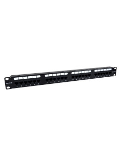 Phasak Panel de transferencia 19" 24P Cat.6A UTP RJ45 DUAL 1U - PU 2421