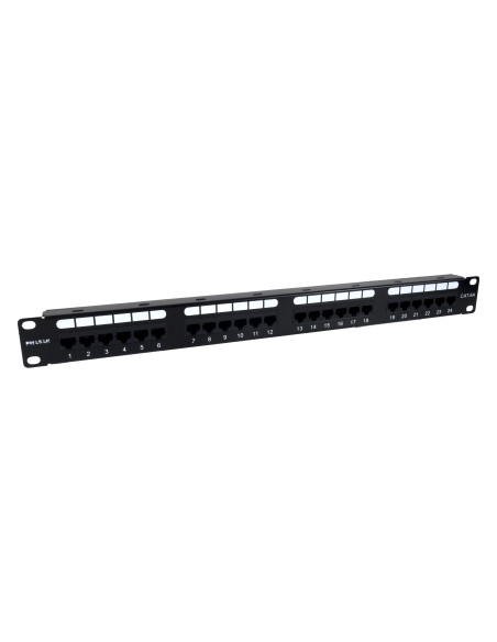 Phasak Panel de transferencia 19" 24P Cat.6A UTP RJ45 DUAL 1U - PU 2421
