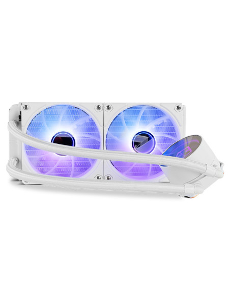 NOX Hummer M-240 ARGB Procesador Sistema de refrigeración líquida todo en uno 12 cm Blanco