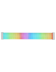 Mars Gaming MCA-16X, Cable de Alimentación ARGB 16PIN (8+8) PCIe para Tarjeta Gráfica, LEDs Ultra-brillantes, Iluminación ARGB