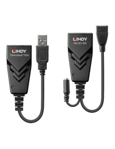 Lindy 42674 ampliador de red Transmisor y receptor de red Negro 2