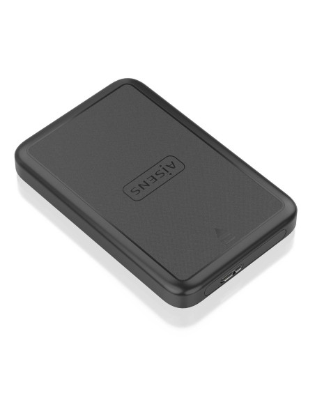AISENS Caja externa 2.5" ASE-2519B 9.5mm SATA a USB 3.0 USB3.1 Gen1, Negro