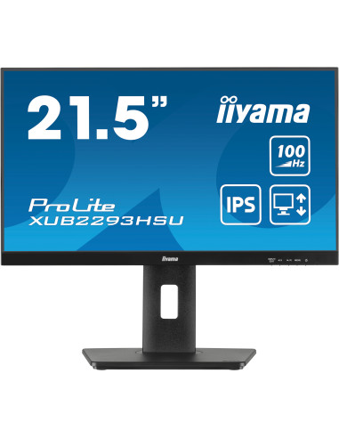 iiyama ProLite XUB2293HSU-B7 pantalla para PC 54,6 cm (21.5") 1920 x 1080 Pixeles Full HD LED Negro