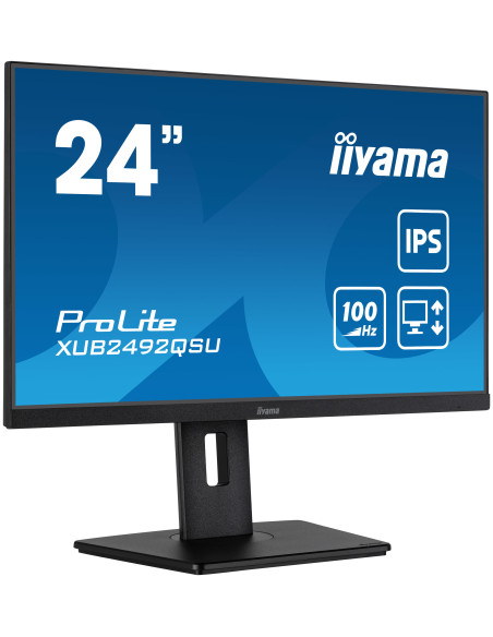 iiyama ProLite XUB2492QSU-B1 pantalla para PC 60,5 cm (23.8") 2560 x 1440 Pixeles Quad HD LED Negro