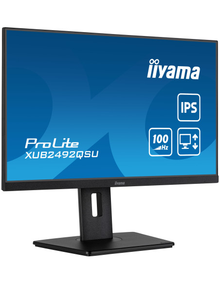 iiyama ProLite XUB2492QSU-B1 pantalla para PC 60,5 cm (23.8") 2560 x 1440 Pixeles Quad HD LED Negro
