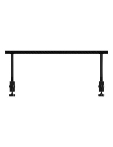 Mars Gaming MGDS, Soporte Elevador Monitor, Eleva el Monitor 17cm, Soporte de Mesa Ergonómico en Acero, Tablero Fibra Carbono
