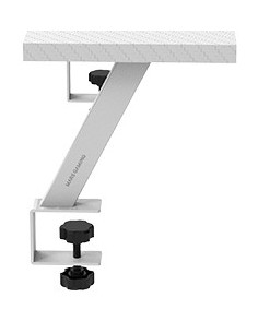 Mars Gaming MGDS, Soporte Elevador Monitor, Eleva el Monitor 17cm, Soporte de Mesa Ergonómico en Acero, Tablero Fibra Carbono