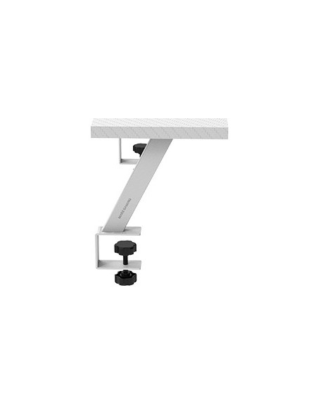Mars Gaming MGDS, Soporte Elevador Monitor, Eleva el Monitor 17cm, Soporte de Mesa Ergonómico en Acero, Tablero Fibra Carbono