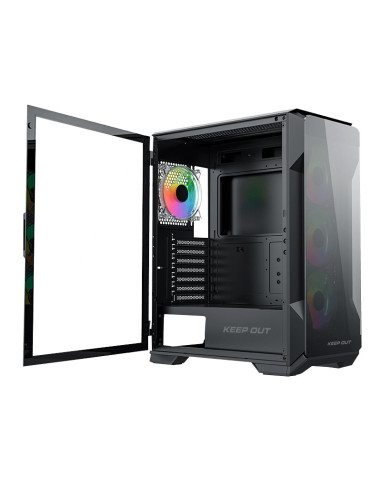 KeepOut XC-901 PRO carcasa de ordenador Negro