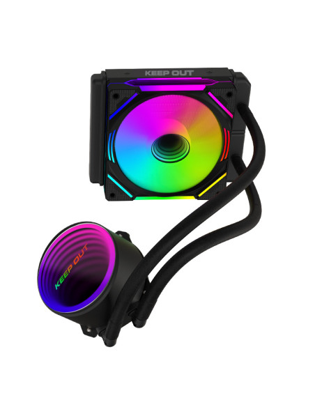 KeepOut XWC-120 sistema de refrigeración para ordenador Carcasa del ordenador Sistema de refrigeración líquida todo en uno 12