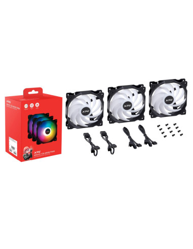 XPG VENTO 120 ARGB PWM (3pack) Negro