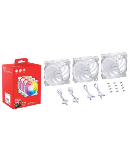 XPG VENTO 120 ARGB PWM (3pack) Blanco